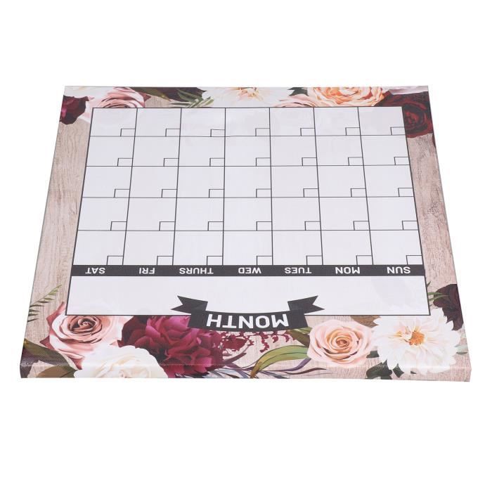 Calendrier Mural Effaçable à Sec XXL 150x85 Cm - Non Daté, Réutilisable Pour Bureau Et école