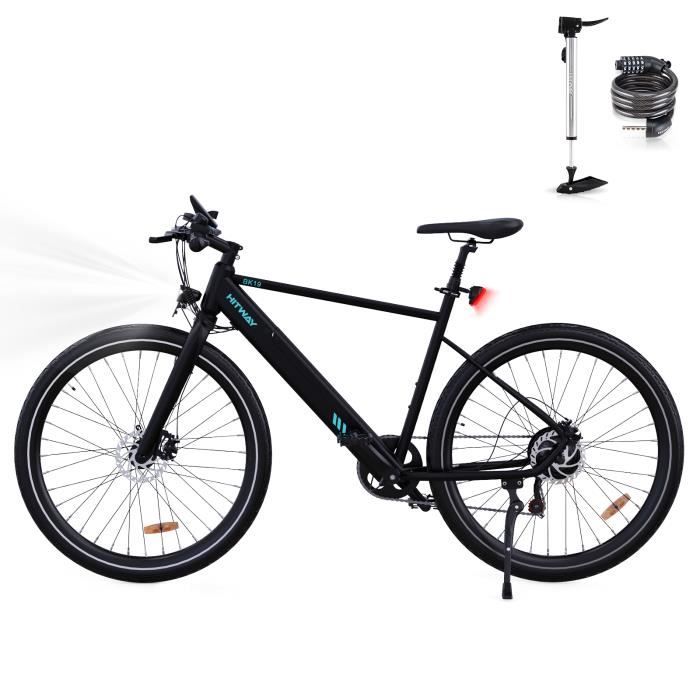 HITWAY Vélo Électrique 700C VAE - E-BIKE VTT Batterie 36V 12Ah - Moteur 250W - Shimano 7 Vitesses - Vélo Électrique de Montagne