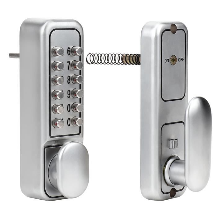 Serrure Mécanique à Code Numérique Sans Clé - Pour Porte D'Entrée, Poignée Gauche MFL-D1