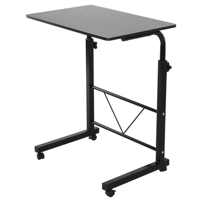Table Ordinateur Portable à roulettes Support Table Mobile 60 x 40-69