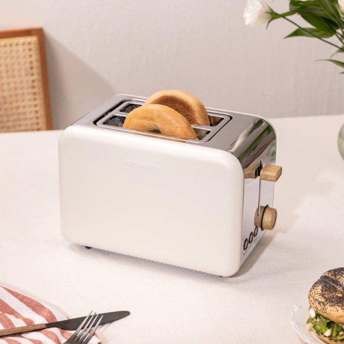 Grille-pain - Create - TOAST RETRO - 1500W - Fentes larges - Style rétro