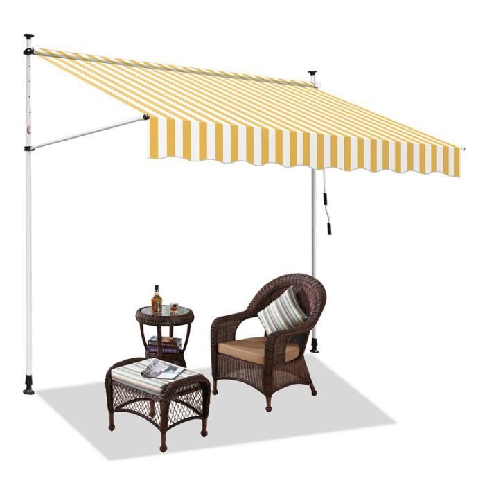 Tige Télescopique Multifonction Avec Crochet - Pour Ouvrir Auvents, Fenêtres - Acier Inoxydable - 53 à 134 Cm - 12