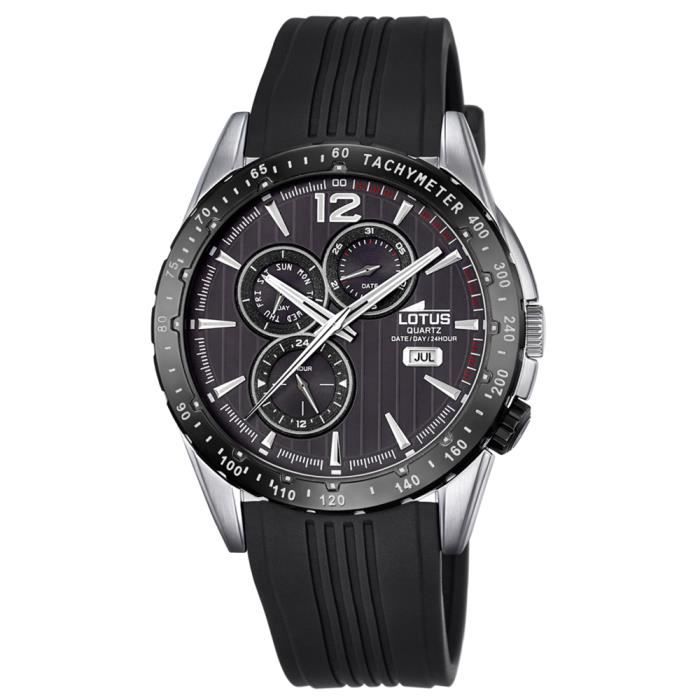 LOTUS Montre -  - UL18310-4 - Multifunction - Analogique - Plastique Noir 