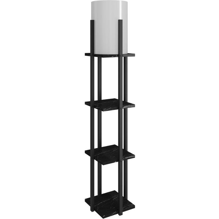 Hanah Home Etagère avec lampe intégrée Nora