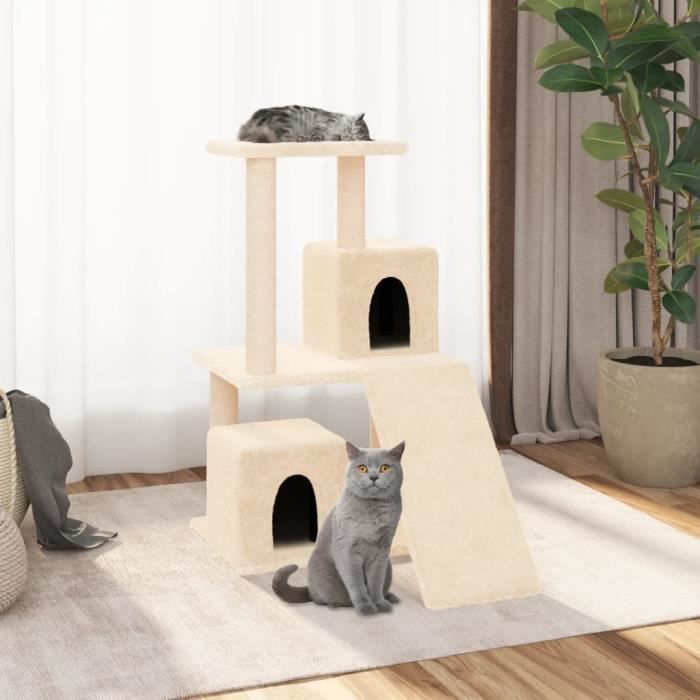 Meilleurs prix pour Arbre à chat - MOTHINESSTO - LY3961 - Crème - Bois d'ingénierie - 82 cm
