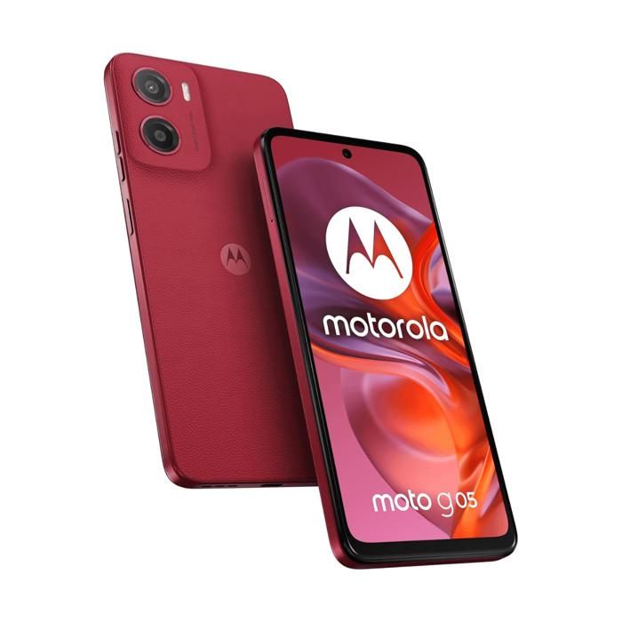 Motorola Moto G05 4G 4Go/128Go Rouge (Plum Red) Double SIM
