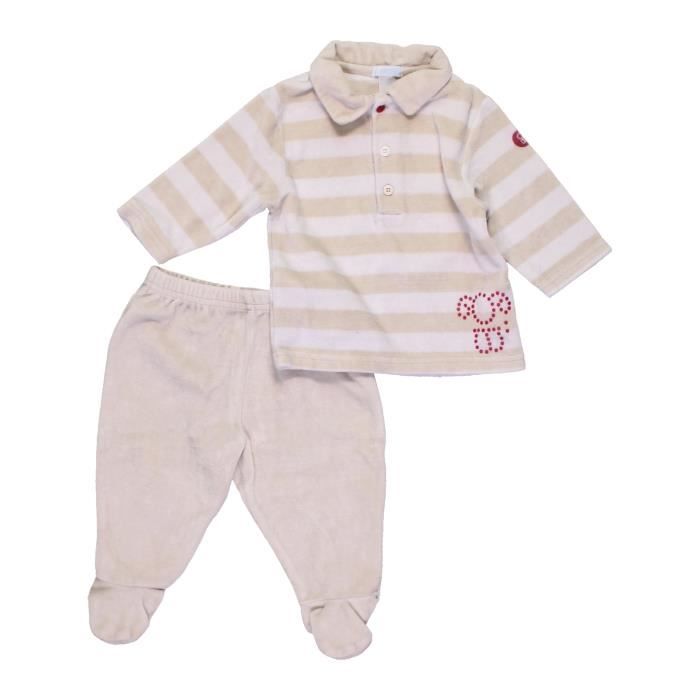 Pyjama 2 Pieces Bebe Garcon Okaidi 6 Mois Violet Hiver Violet Violet Cdiscount Pret A Porter