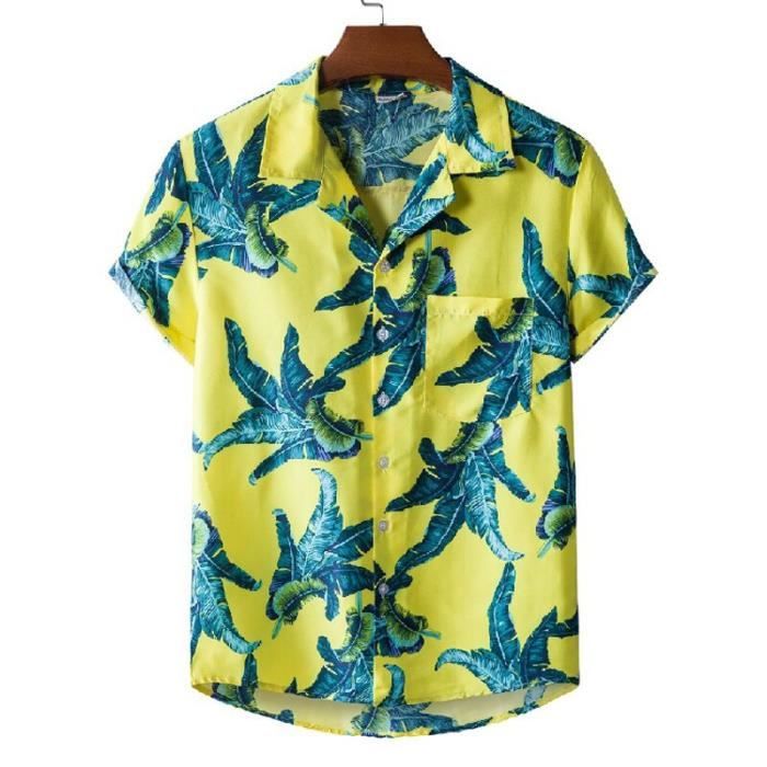 Chemise Boutonnée Bonobos Homme, Bleu Moyen, Imprimé Cactus, Manches Longues (taille M, Coupe Standard)