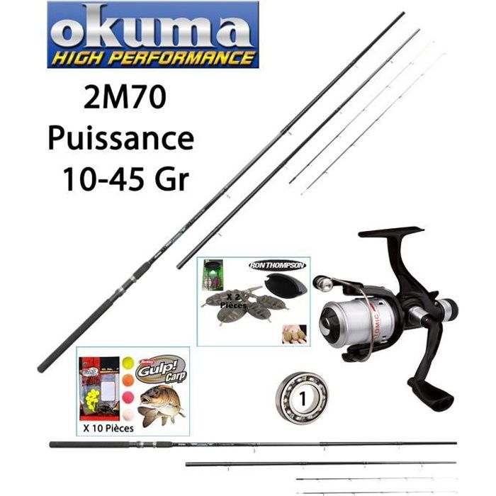 Pack Feeder / Quiver Okuma G-Force 270 + Atomic + Accessoires