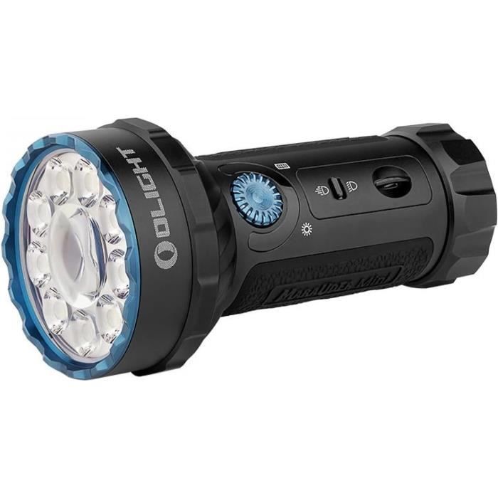 Lampe Torche - OLIGHT - Marauder Mini - 7000 Lumens - Rechargeable - IPX8 Étanche Lampe Torche - OLIGHT - Marauder Mini - 7000 Lumens - Rechargeable - IPX8 Étanche