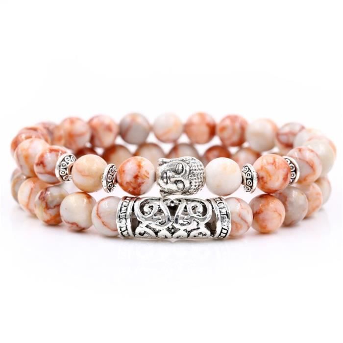 Bracelet homme tressé, perres gemmes, jade naturel vert, perre de