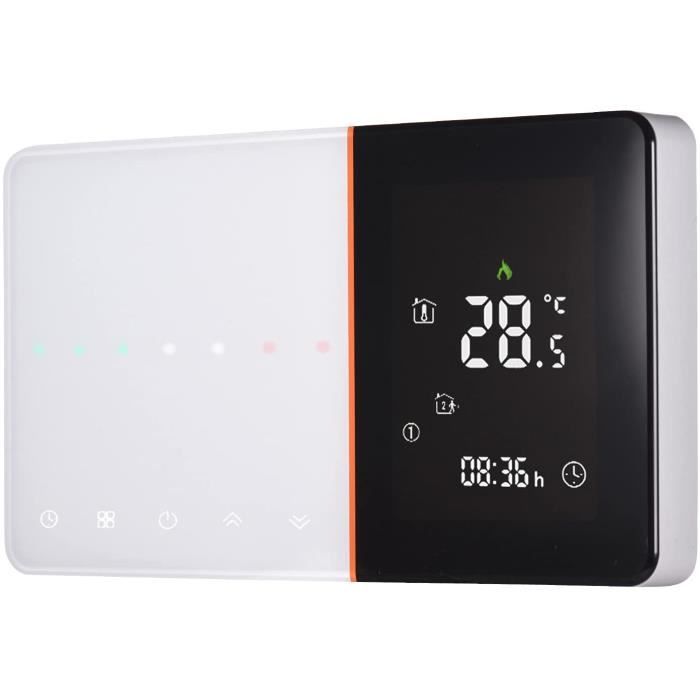 Thermostat d'ambiance,Programmable, chauffage chaudière, 5A, 5+1+1 six
