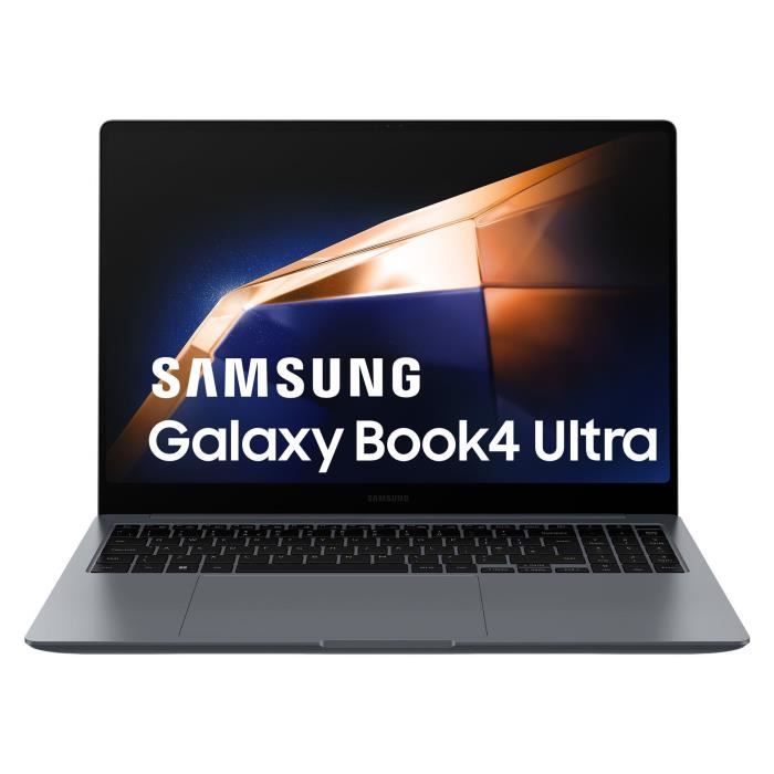 PC Portable – SAMSUNG – Galaxy Book4 Ultra – 16 – i7 155H – 32Go – 1To SSD – RTX 4050 – AZERTY – Gris
