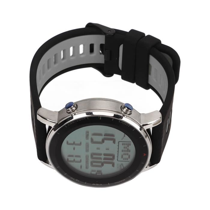 Shipenophy Montre baromètre altimètre Montre de pêche Altimètre