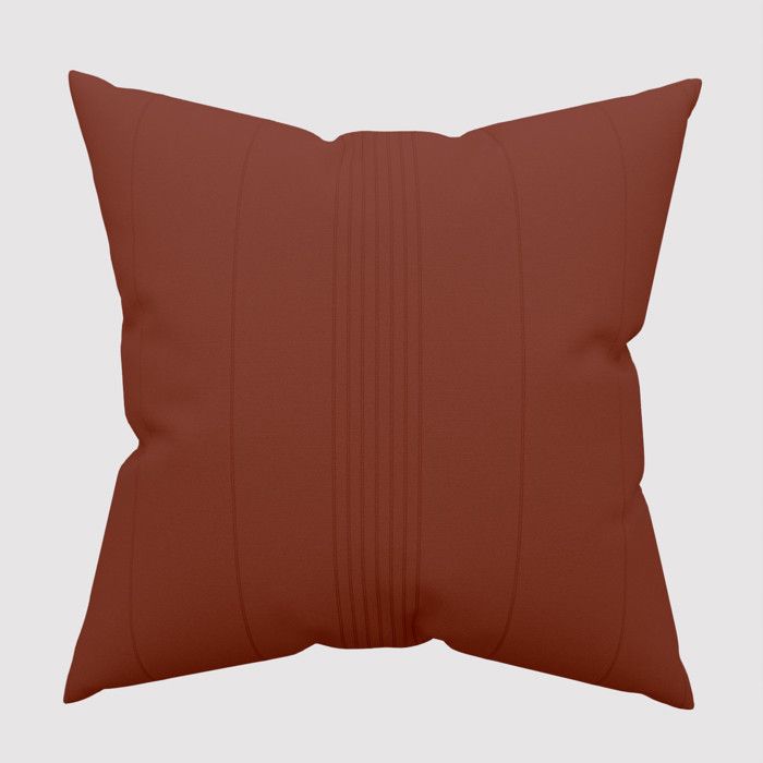 Housse de coussin 40x40 cm ADELE brique par Soleil dOcre Housse de coussin 40x40 cm ADELE brique par Soleil dOcre