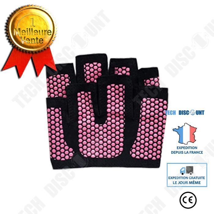 1 Paire Gants De Musculation Antidérapants En Silicone – Protection Paume, Anti-ampoules, Ajustables, Pour Hommes Et Femmes