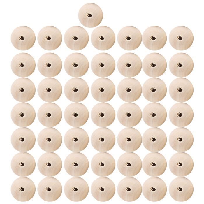 Lot /100 Perles En Bois Lâches Souriants Perles - Belgium