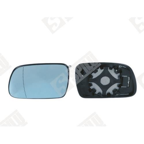 Glace et support rétroviseur côté passager bleu dégivrant pour Citroen  Xsara 03-Peugeot 407 04- Ref 10580 - Cdiscount