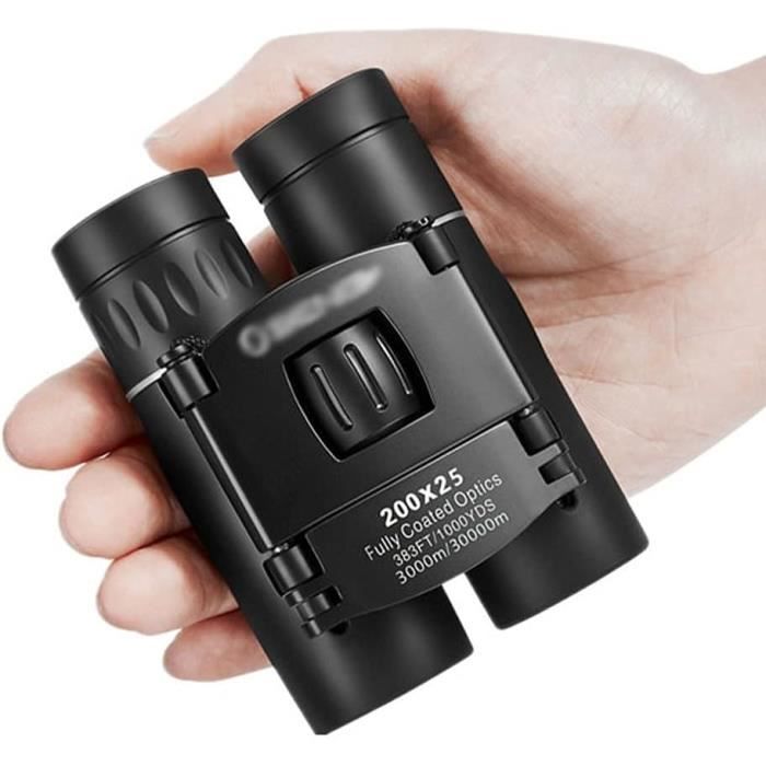 Pliable 10X22 Haute Définition Jumelles, Vision Nocturne Portable
