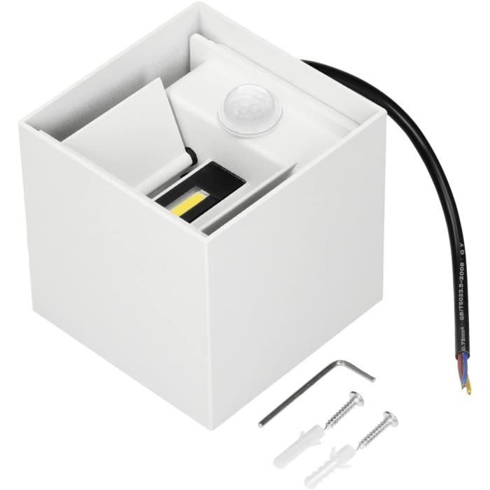 Applique Murale LED Avec Détecteur De Mouvement 5,8G Et Crépusculaire - 18W, 1800LM, IP54, Pour Couloir, Garage - 7