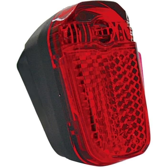 Feu arrière de vélo LED rouge avec piles PROX | Decathlon