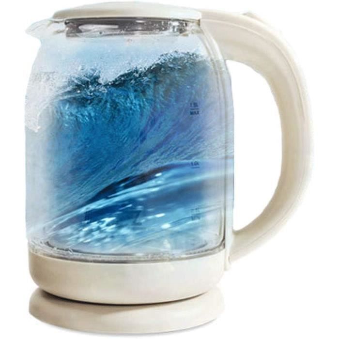 Bouilloires Électriques Ménagères, 1,7 L (1800 W) Bouilloire Électrique En Verre Sans Bpa (Sans