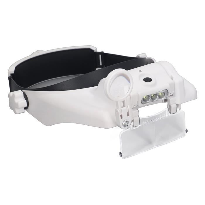 Loupe de Lunettes,8X 15x 23x Tête Portant Une loupe avec Bandeau Lumineux LED Loupe pour la Loupe de Lunettes,8X 15x 23x Tête Portant Une loupe avec Bandeau Lumineux LED Loupe pour la