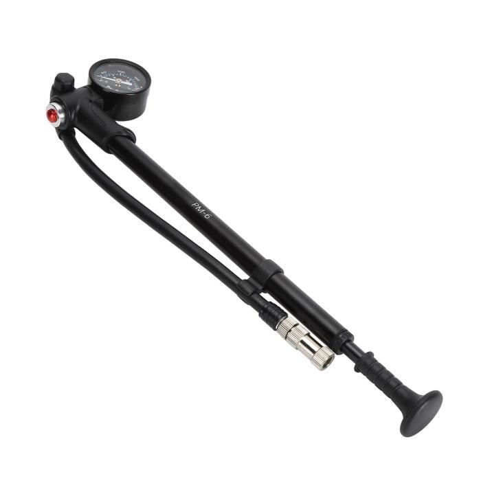 TMISHION Pompe à vélo haute pression Pompe à choc 300PSI cadran de