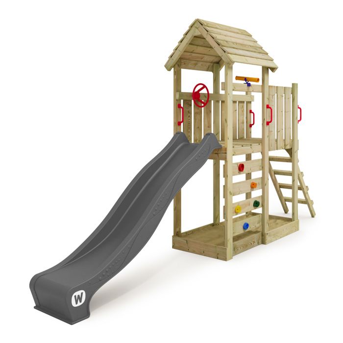 Aire de jeux Wickey JoyFlyer avec toit en bois