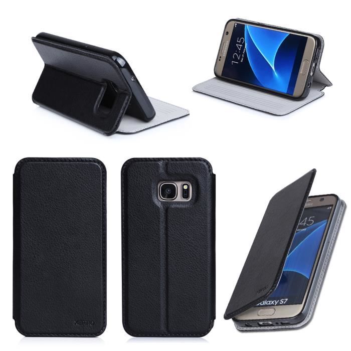 Samsung Etui Clear View Cover Rose Gold Pour Samsung Galaxy S7 Edge