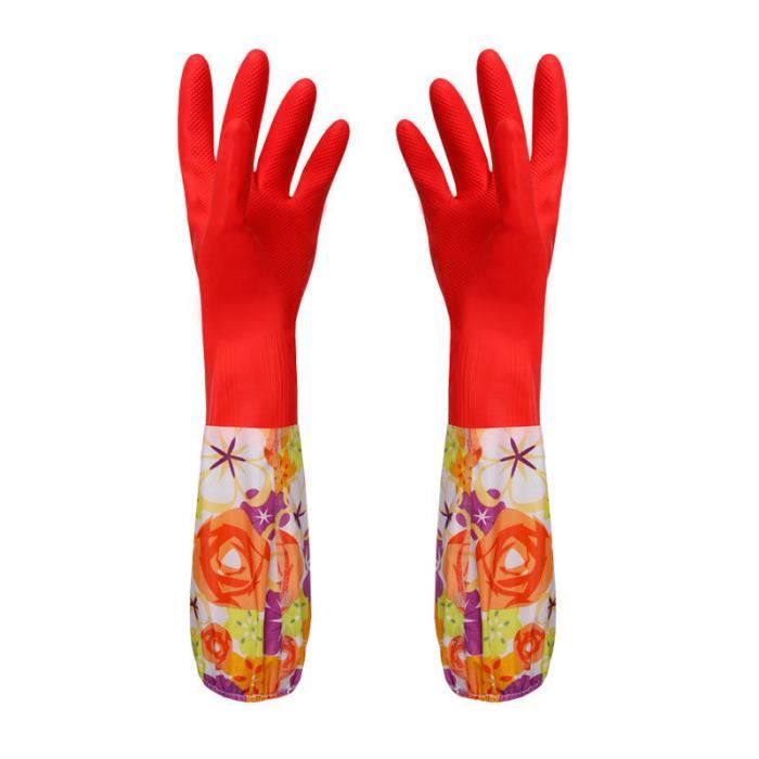 Gants En Latex 100% Naturel Femme – Longueur 12 Pouces, élastique, Pour Cosplay, Soirées, Jeux D’intimité