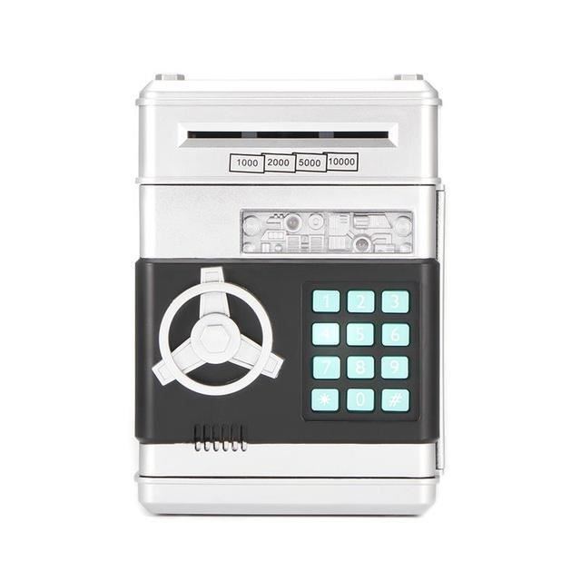 Tirelire Électronique Tactile Pour Enfants - Avec Code Secret, Compteur LED Et Musique