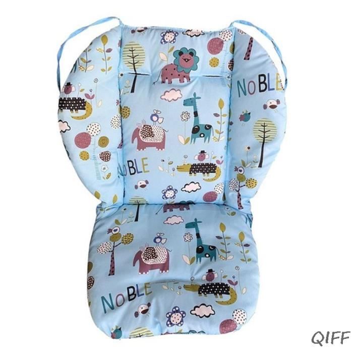 Coussin De Siège Universel Pour Poussette Et Siège Auto - Doux, Respirant, Taille 80x35cm - Lavable, Avec Fentes Pour Harnais - 5