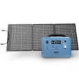 FULLSENT Générateur Solaire Portable, 1200W Avec Panneaux solaires monocristallins flexibles, 100W;Générateur d'Énergie de 1248Wh av-1