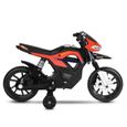 Playkin - faster -  Batterie moto roues latérales noir-1