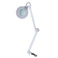 8X LED Lampe Loupe de Beauté à Lumière Froide avec clip -Amplificateur de pied réglable en hauteur -ZOO-1