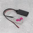 HURRISE Audio de musique de voiture Adaptateur de câble 32 broches Kit Bluetooth de voiture Aux pour Audi A3 A4 A6 A8 TT R8 RNS-E-1