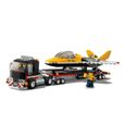 LEGO® City 60289 Le transport d'avion de voltige, Idée Cadeau Camion de Transport Jouet Enfants de 5 ans et plus-1