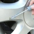 Stylo de retouche de réparation de rayures de roue de voiture en alliage d'aluminium peinture Nettoyer la saleté sur la jante-1