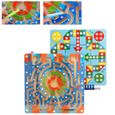 1pc Board Maze Magnetic Kit Jeu avec 2 Track Pen Perle Double Face Avion échecs Labyrinthe magnétique Puzzle Jouet Enfants Jou-1