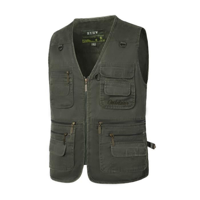 Gilet sans sales manche homme ete