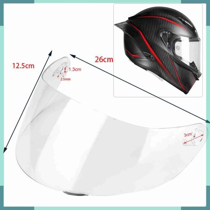Visière De Rechange Premium Pour Casque AGV K1 / K3SV / K5 – Protection Anti-Vent, Anti-UV Et Anti-Buée, Multi-Couleurs