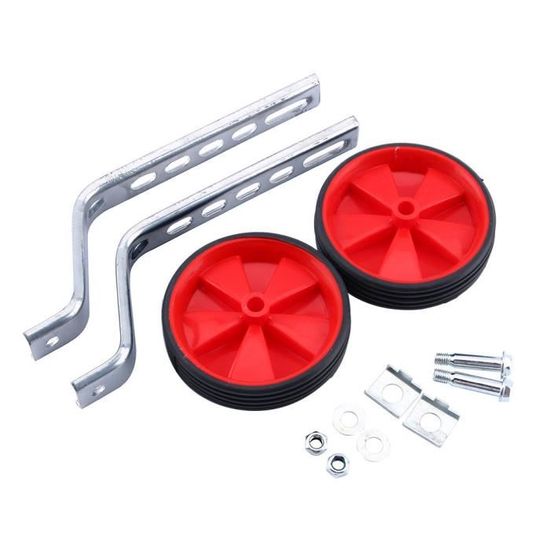 Stabilisateur Velo Enfant, Auxiliaire Roue Bicyclette, Roulette Velo Universelle Pour Vélos 12-20 Pouces, Roues D'entraînement Réglables Pour Enfants Roue Auxiliaire Pour 12 14 16 18 20 Pouces Vélo