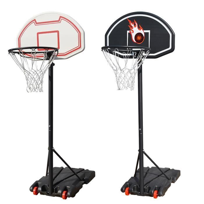 Panier Basket sur pied Hauteur Réglable de 1.46-2M avec Roulettes