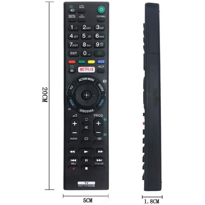 Télécommande universelle RMT-TX100D pour Sony TV