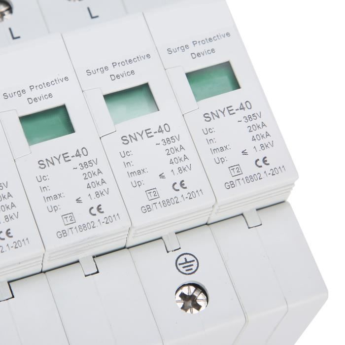 Parafoudre 4P 40kA – Protection Contre Les Surtensions Pour Maison Et Tableau électrique
