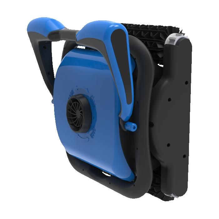 WINNY POOL CLEANER Winny 200 Robot Piscine, Aspirateur Piscine Sans Fil Avec Batterie, Autonomie 75 Min Pour Piscines Hors-Sol 60m², Double Filtration,Stationnement Automatique(Transparent Noir-Blanc