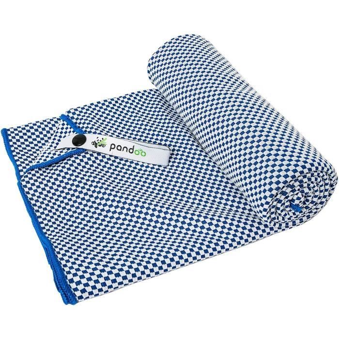 pandoo Serviette de Voyage en Microfibre | Fibres Écologiques à Base de Nylon et Bambou