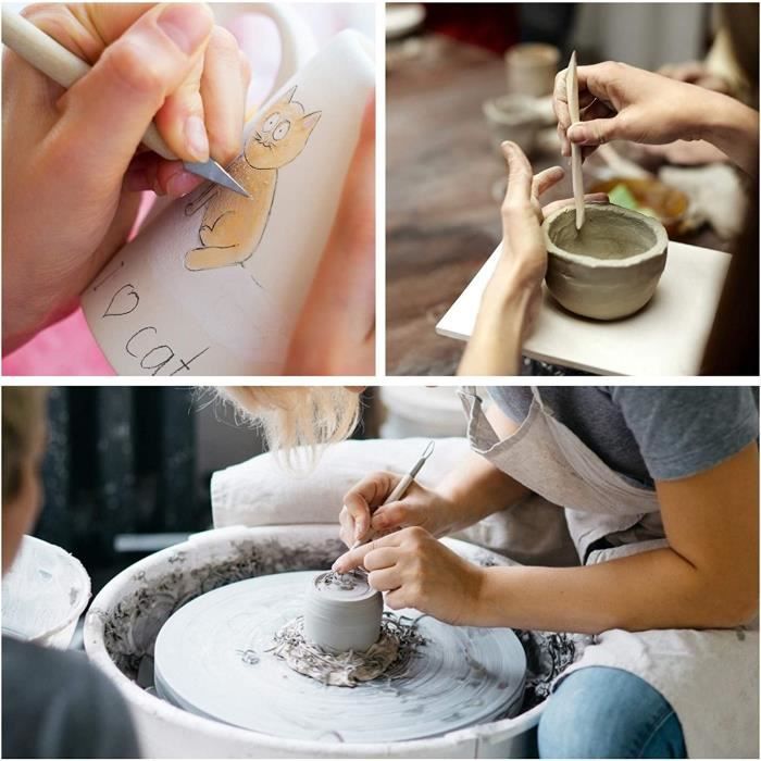 Outil D'Argile De Poterie, 4 Tailles Différentes Coupe De Boue De Trou Rond Durable Pour Les Studios D Art Des Tudiants