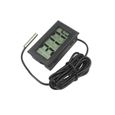 Thermomètre hygromètre numérique avec mini sonde intégrée Température Humidité Manomètre pour reptiles Incubateur Aquarium Volaille-3
